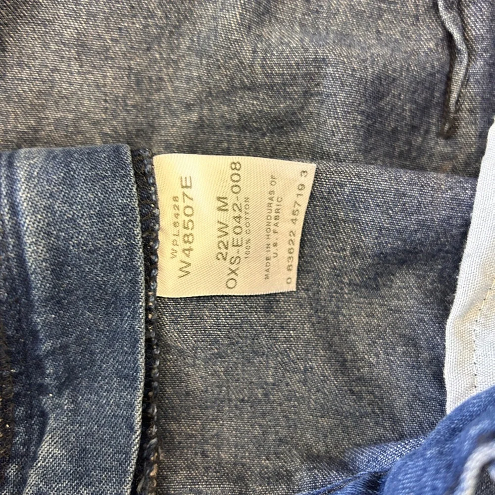 Riders casual 22w medium wash denim maxi dress - Picture 3 of 4